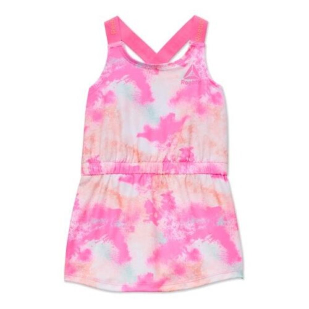 Reebok Girls Pink/ White Racerback Dress Size 18 Months New with Tags